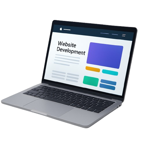 website development mockup