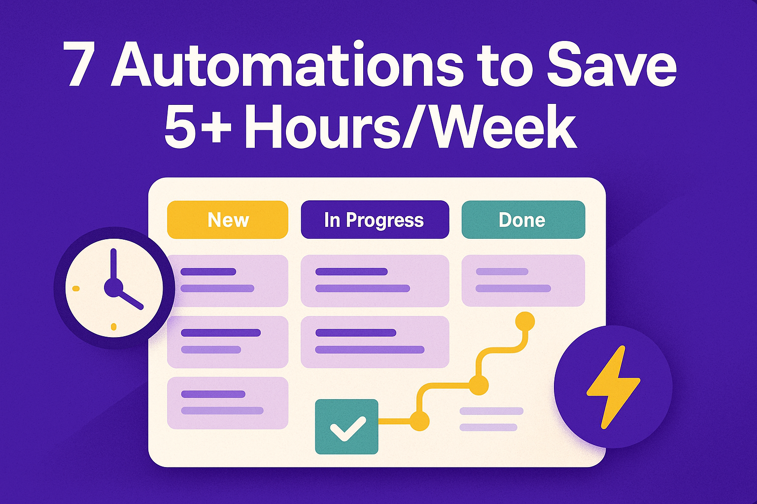 You are currently viewing 7 Monday.com Automations That Save 5+ Hours/Week (Copy-Paste Recipes)